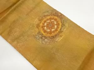 引箔華紋模様織出し名古屋帯